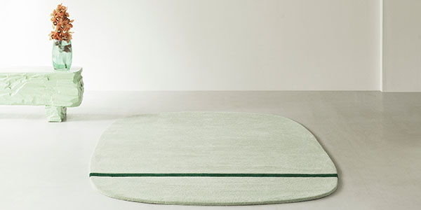 Oona-tapijt MINT 140 x 140 cm Normann Copenhagen UNIEK EXEMPLAAR 