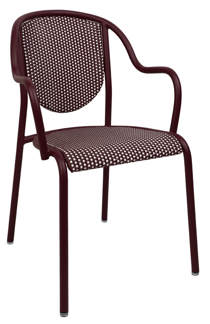 Parisienne 21 Bridge fauteuil met armleuningen voor buiten van Fermob