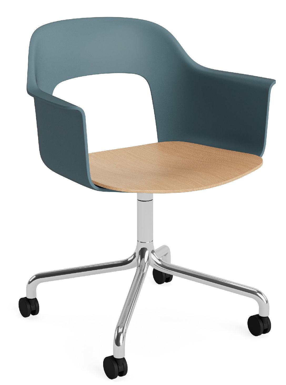 Layout fauteuil 262 met armleuningen van Hay