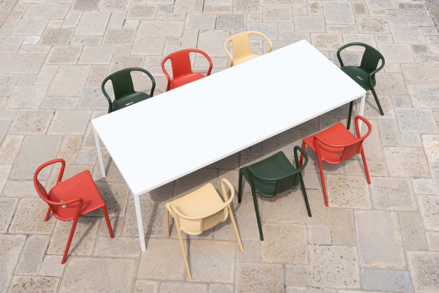 Air Armchair Indoor/Outdoor stoel met armleuningen Magis