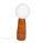 Kap: wit / Voet: terracotta