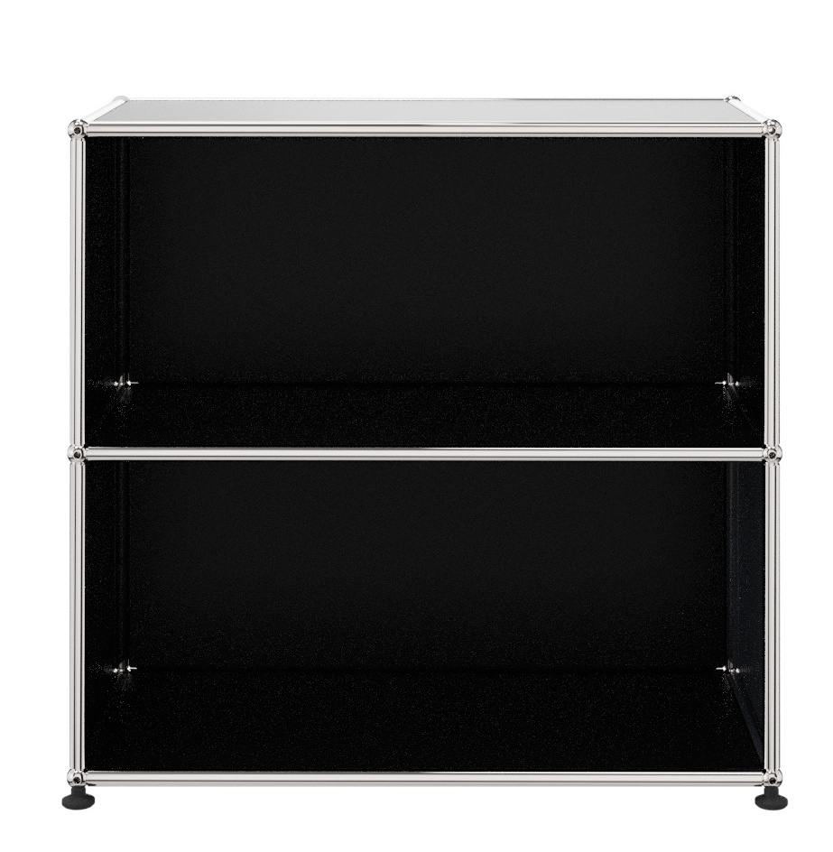 USM Haller open dressoir, zwart