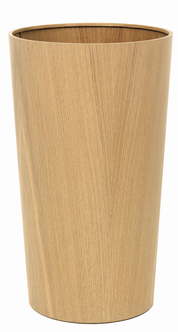 Schönbuch Schirmständer 0514 aus hellem Holz, moderner und stilvoller Regenschirmständer für den Eingangsbereich.