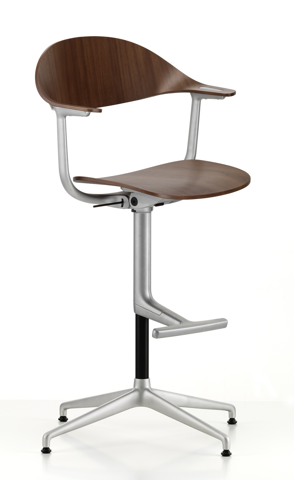 Mynt High Bureau draaistoel zitting/rugleuning multiplex Vitra