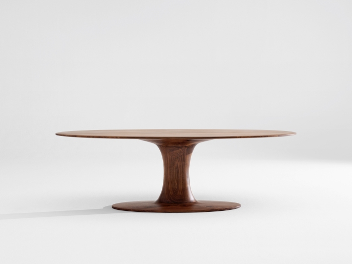 Draaitafel Oval L 300 - 330 cm Eettafel Zeitraum