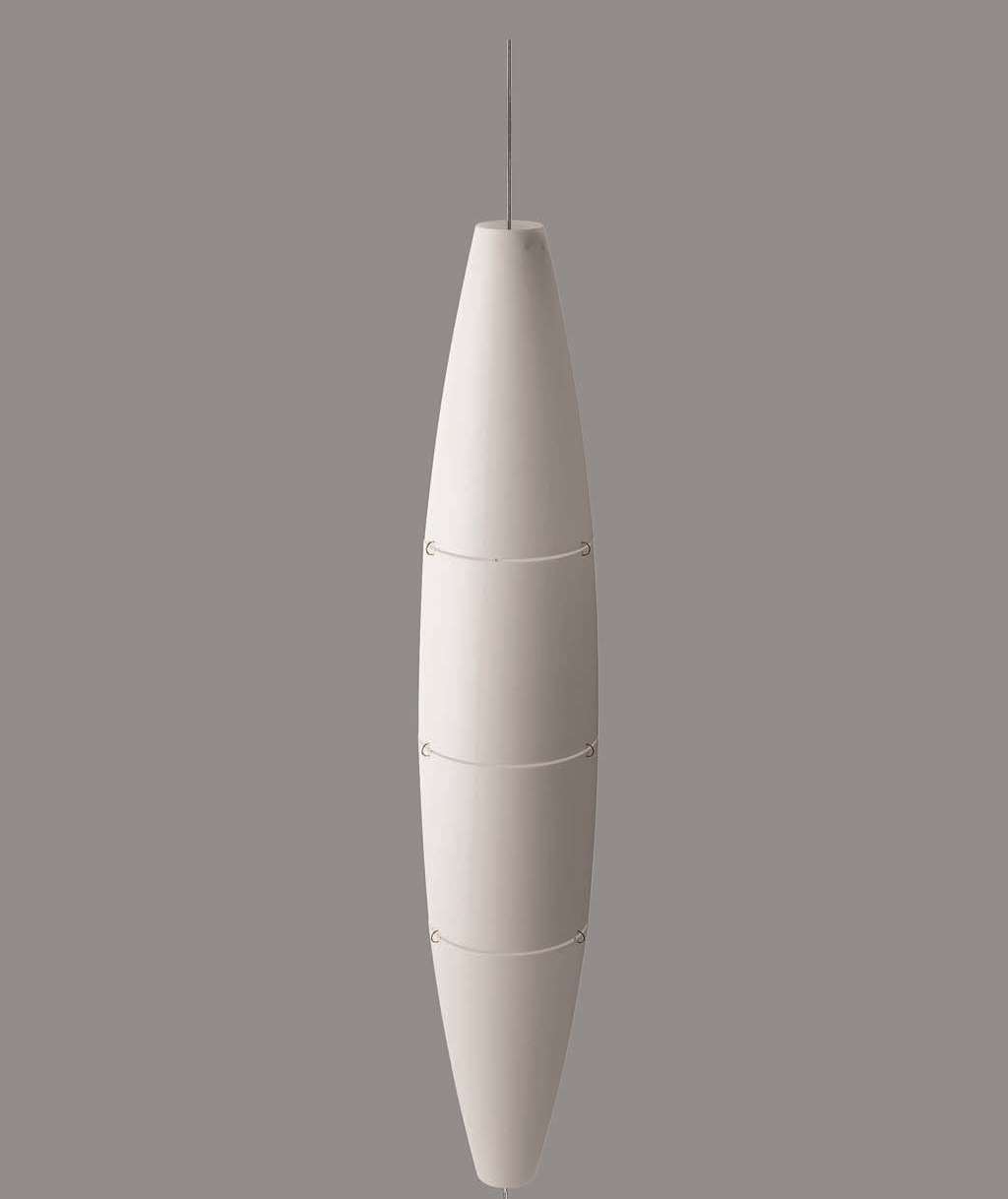 Weiße Havana Hängeleuchte von Foscarini, moderne Pendelleuchte für Wohnzimmer und Esszimmer.