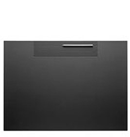 Schwarze Rexite Schreibtischunterlage mit Schublade und Griff, ideal für Büro und Homeoffice.