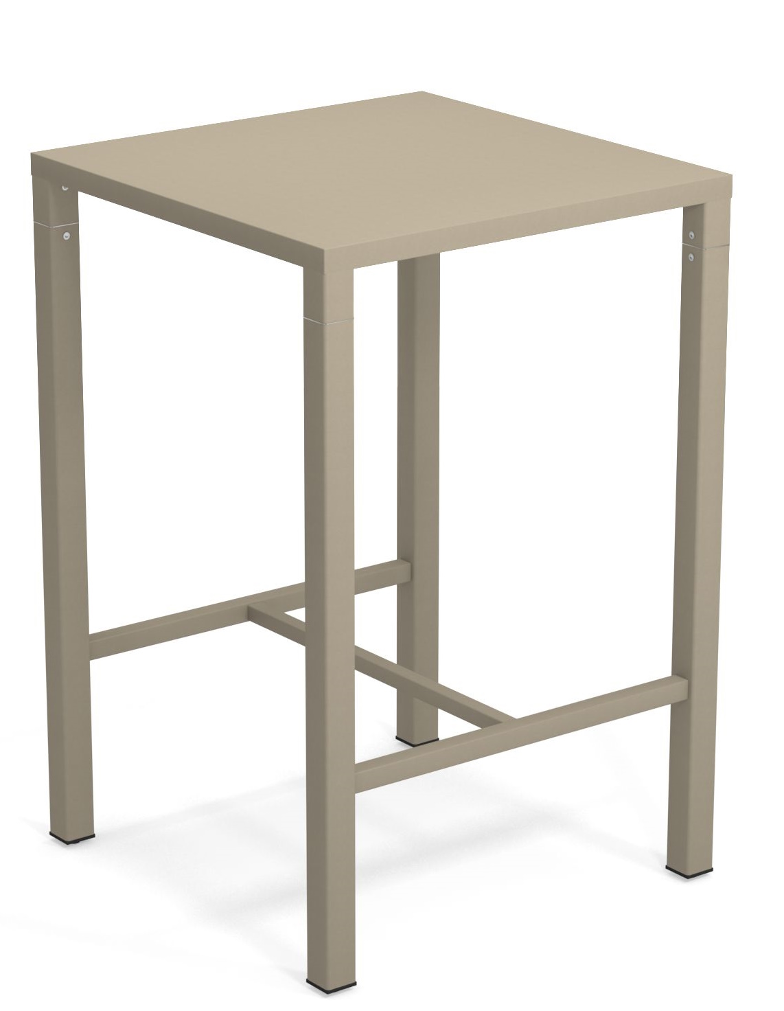 Quadratischer Nova Hochtisch Outdoor von Emu, ideal für Garten, Terrasse und Balkon.