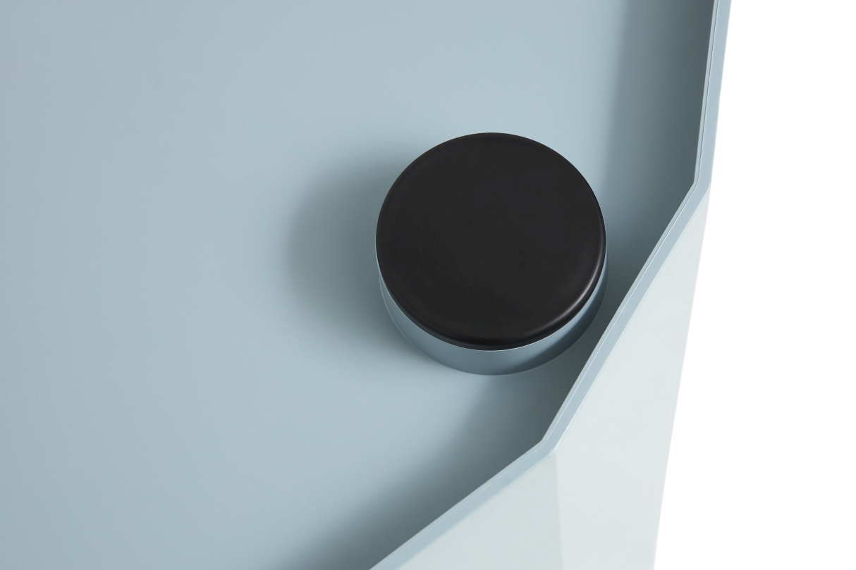 Facet-kast High met veel opbergruimte Hay Misty grey