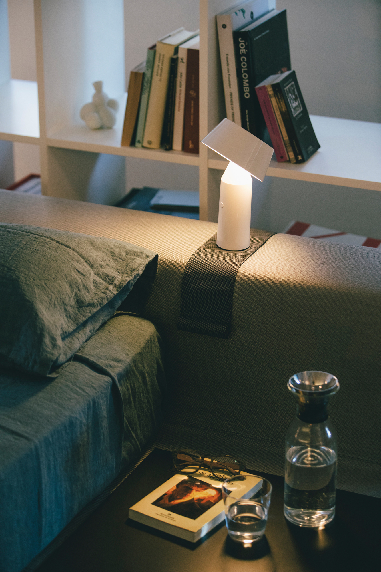 Bicoca Portable lamp Oplaadbare lamp / Tafellamp WIJNROOD marset UNIEK EXEMPLAAR 