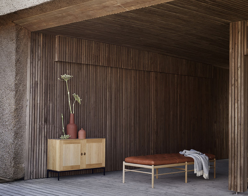 FK63 Boekenkast Horizontal 36 cm met deuren Carl Hansen & Søn
