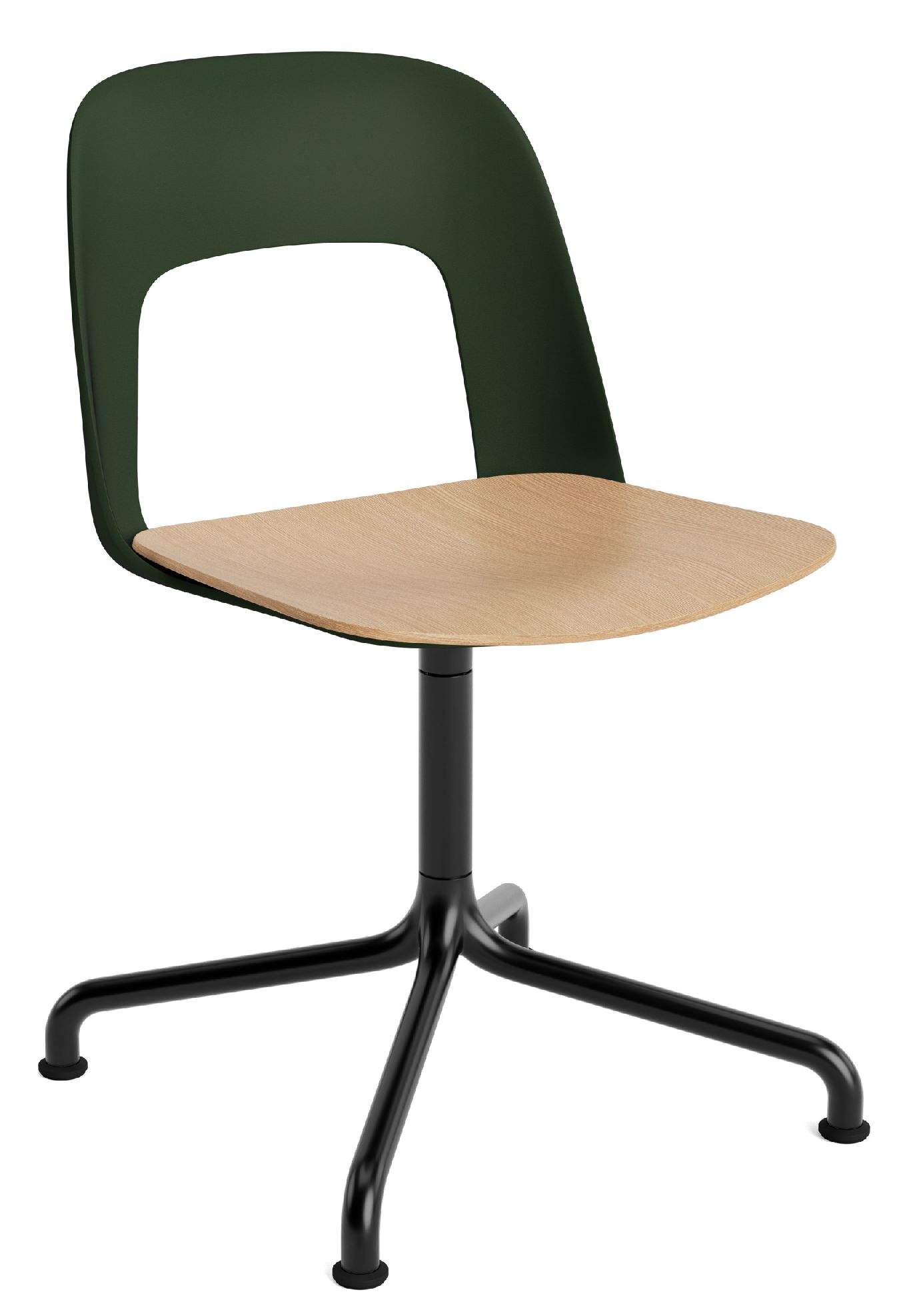 Layout Side Chair 152 draaistoel met vierpoot Hay