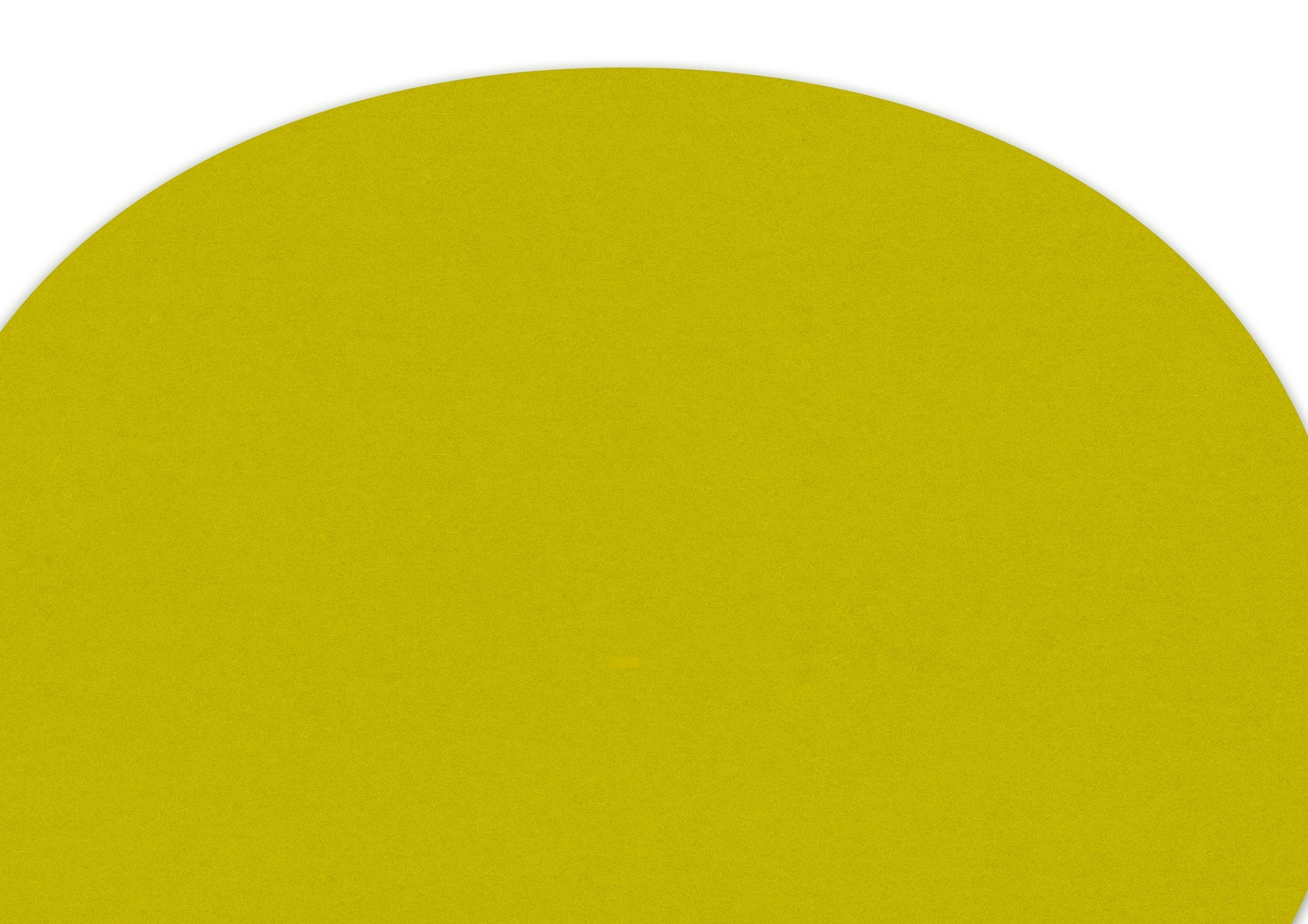 Grüne Filz Sitzauflage für Eames Plastic Chair von Hey Sign, Detailansicht.