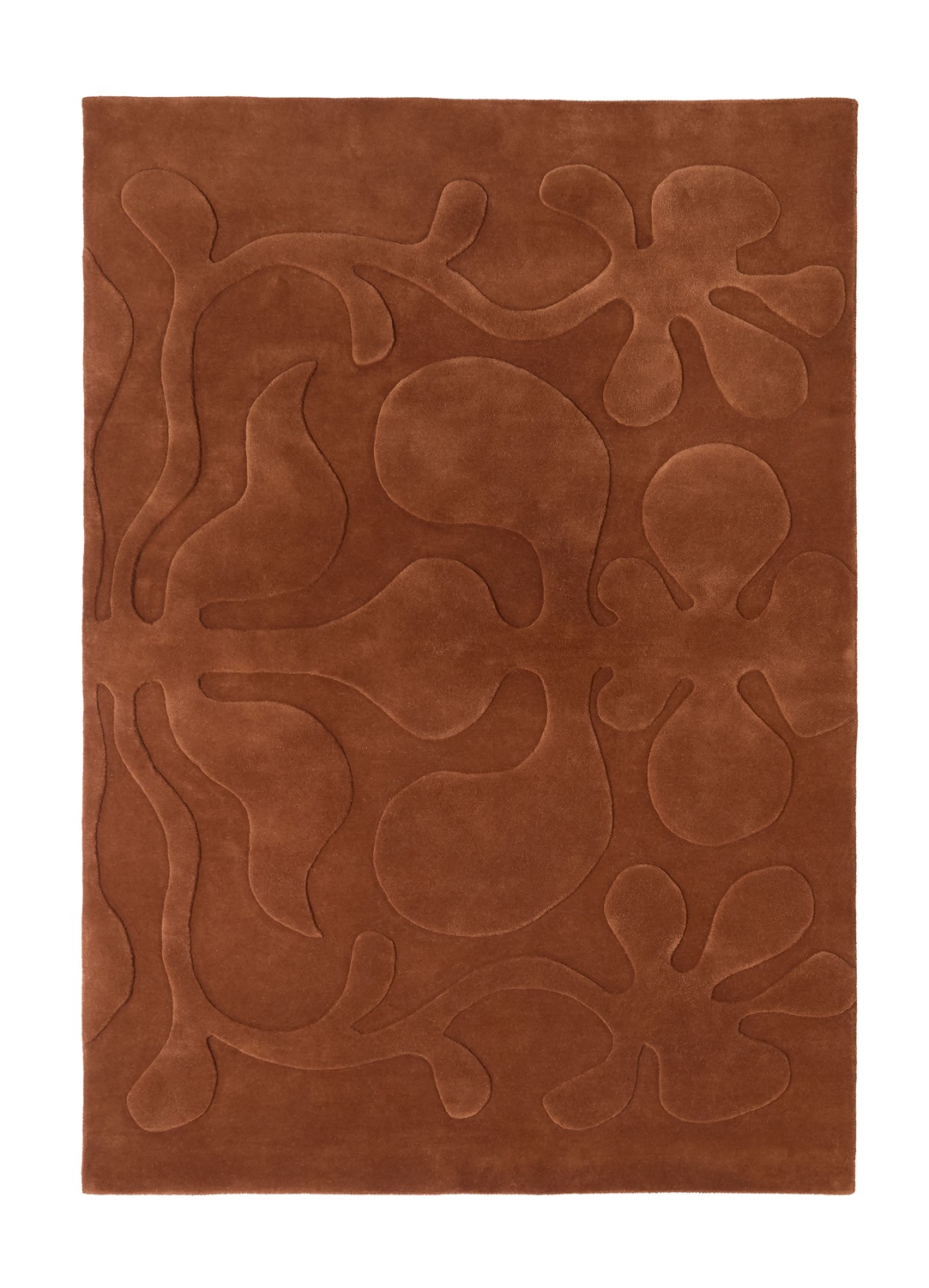 Lucia Eames Rooted-tapijt Terracota Nanimarquina