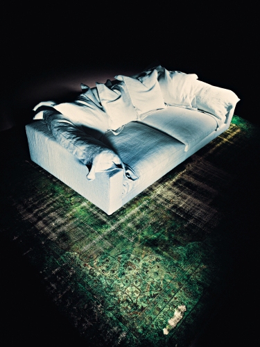 Nebula Nine-bank 280 x 110 cm, driezitsbank, Moroso Diesel
