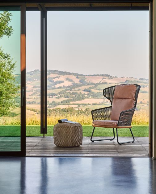 Pouf-kruk Medium voor binnen en buiten Weishäupl