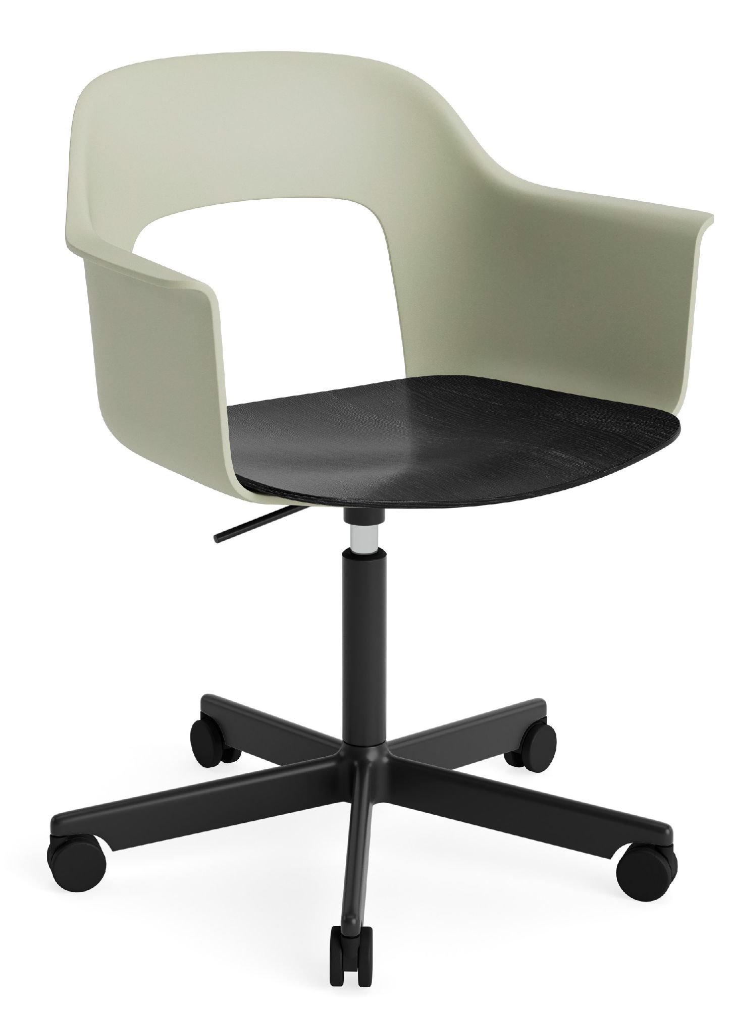 Layout Armchair 242 Fauteuil met 4-sterrenvoet, gasveer en draaifunctie Hay