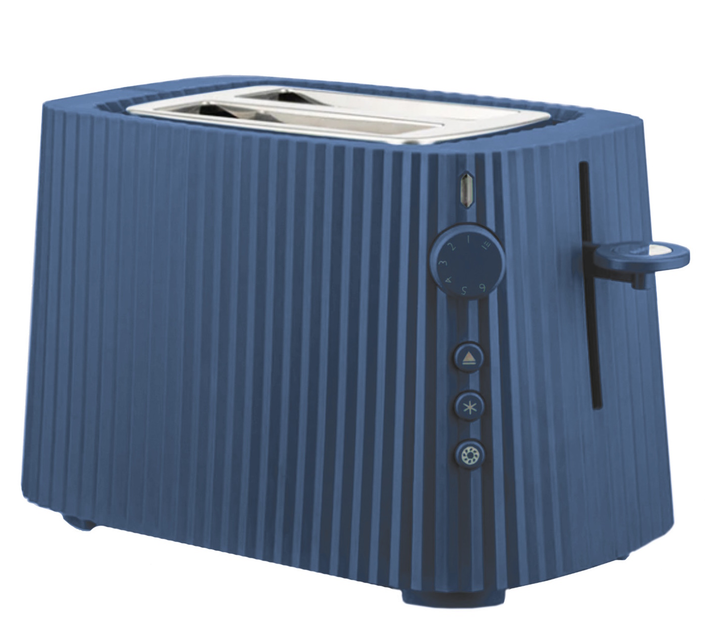 MDL08 Plisse / Plissé broodrooster Alessi Blauw