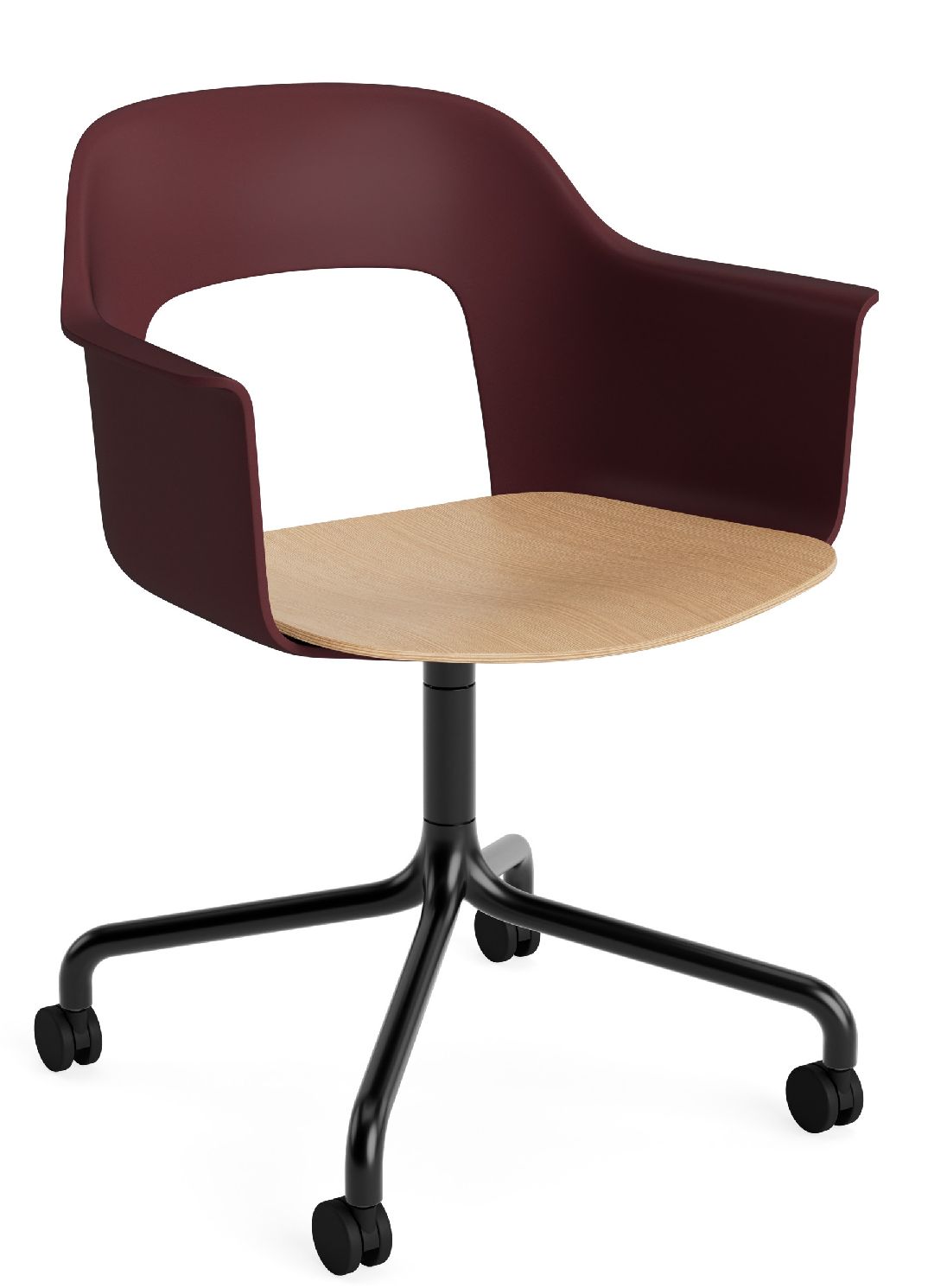 Layout fauteuil 262 met armleuningen van Hay