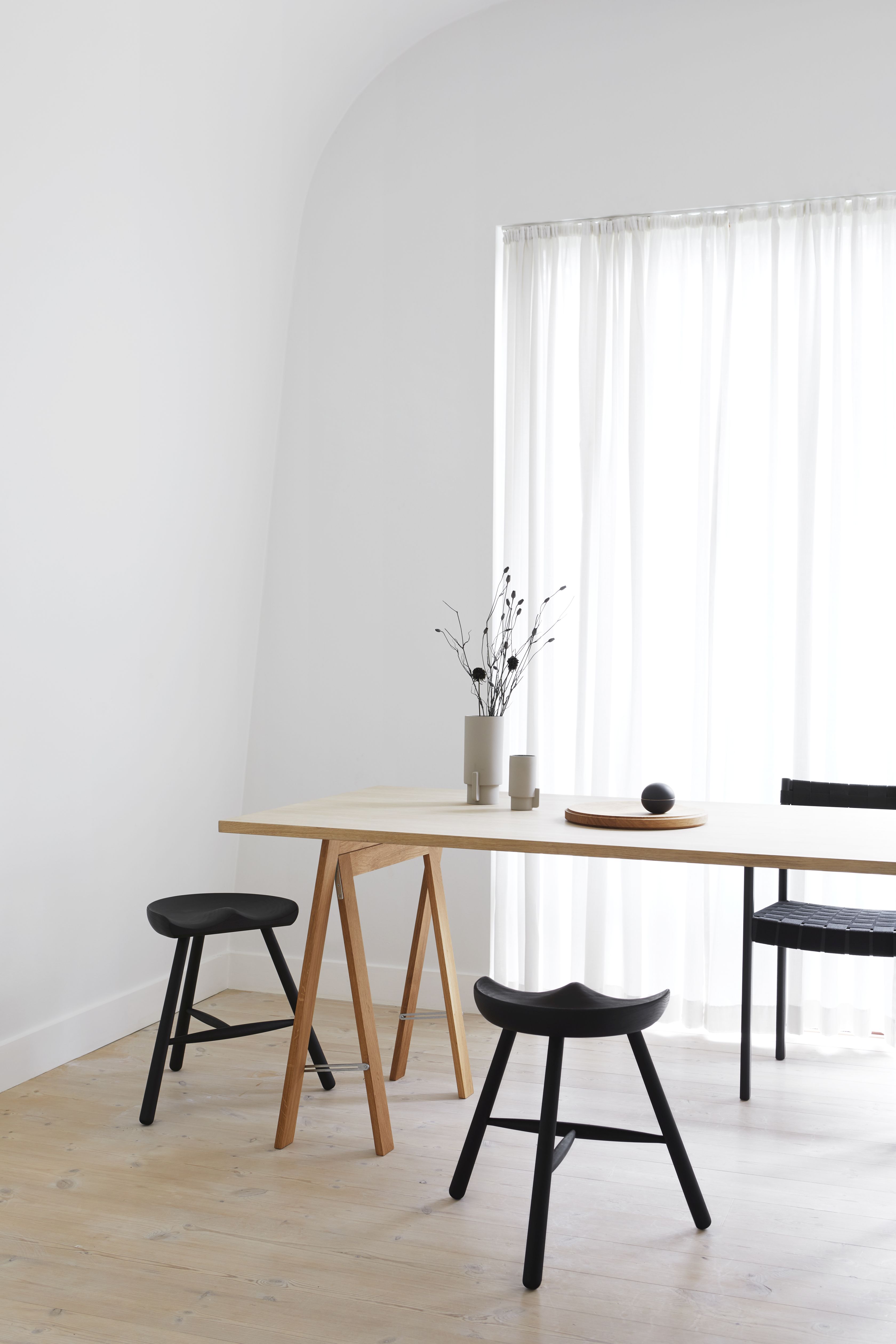 Shoemaker Chair™ nr. 49 beuken, zwart gebeitst Form & Refine