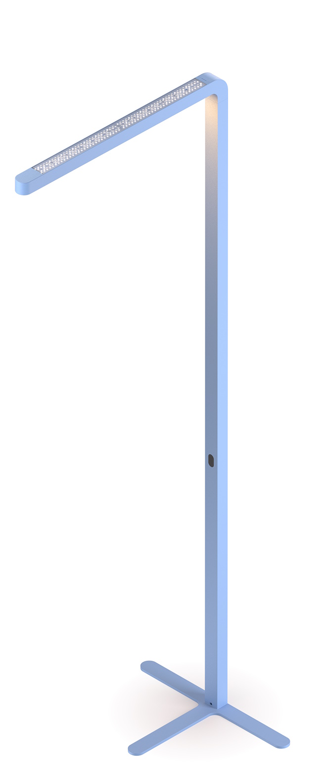 Team Agile Stehleuchte in Grau: Moderne LED-Stehlampe mit minimalistischem Design und energieeffizienter Beleuchtung für Büro und Wohnraum.