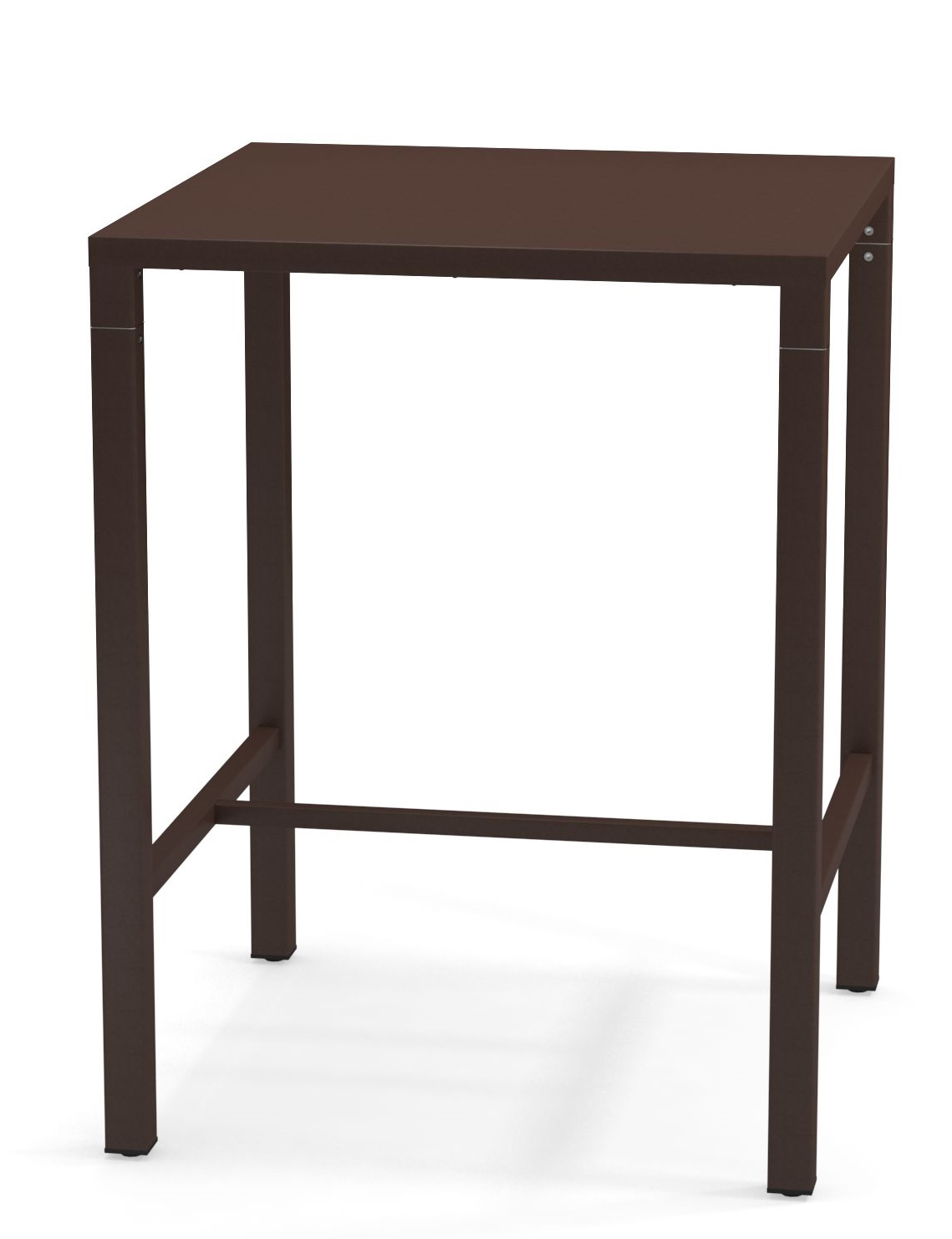 Emu Nova Hochtisch Outdoor, brauner Stehtisch für den Garten oder die Terrasse, modernes Design.