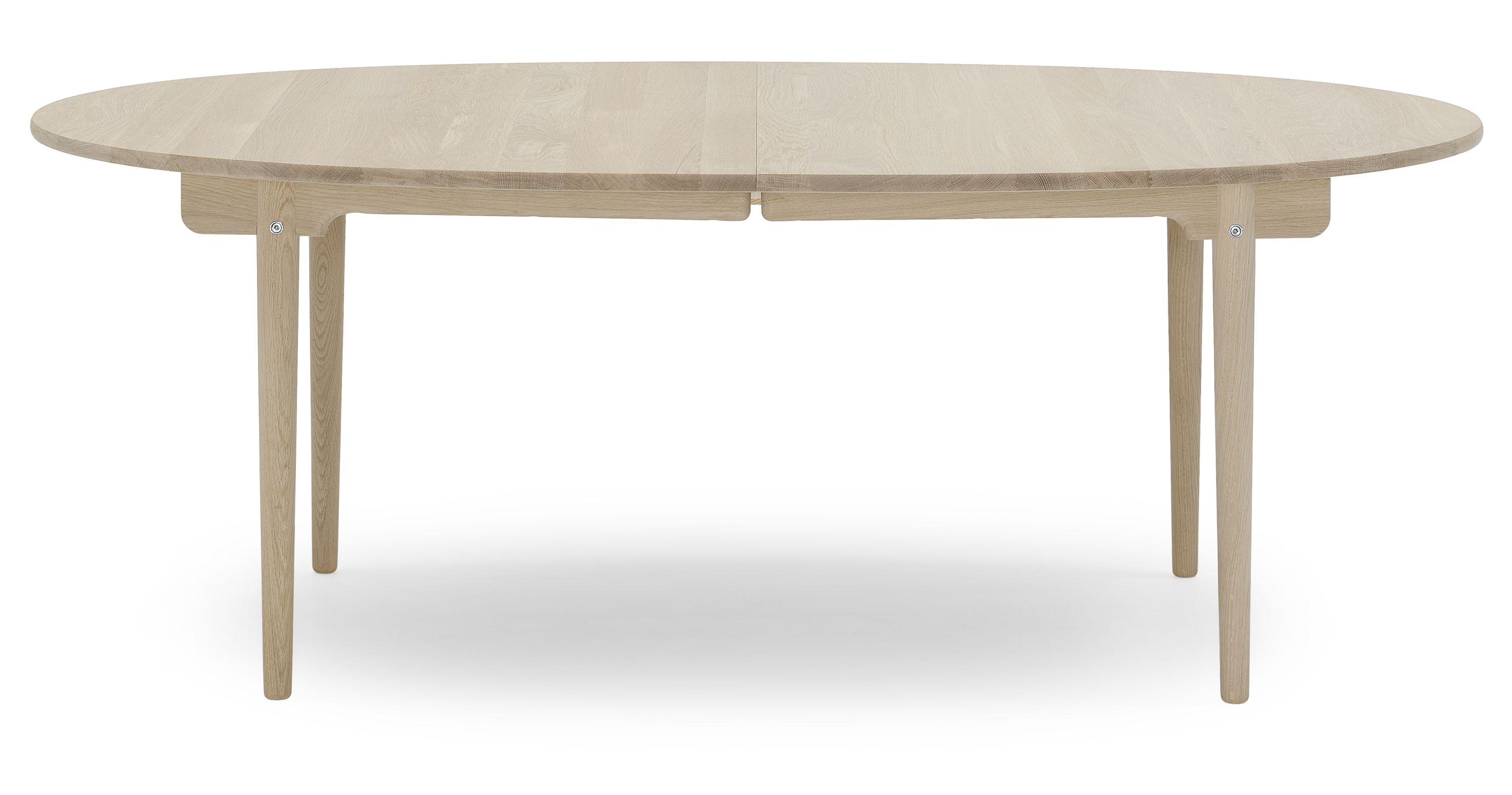 CH338 ovaler Esstisch ausziehbar von Carl Hansen & Søn, Eiche hell, skandinavisches Design.