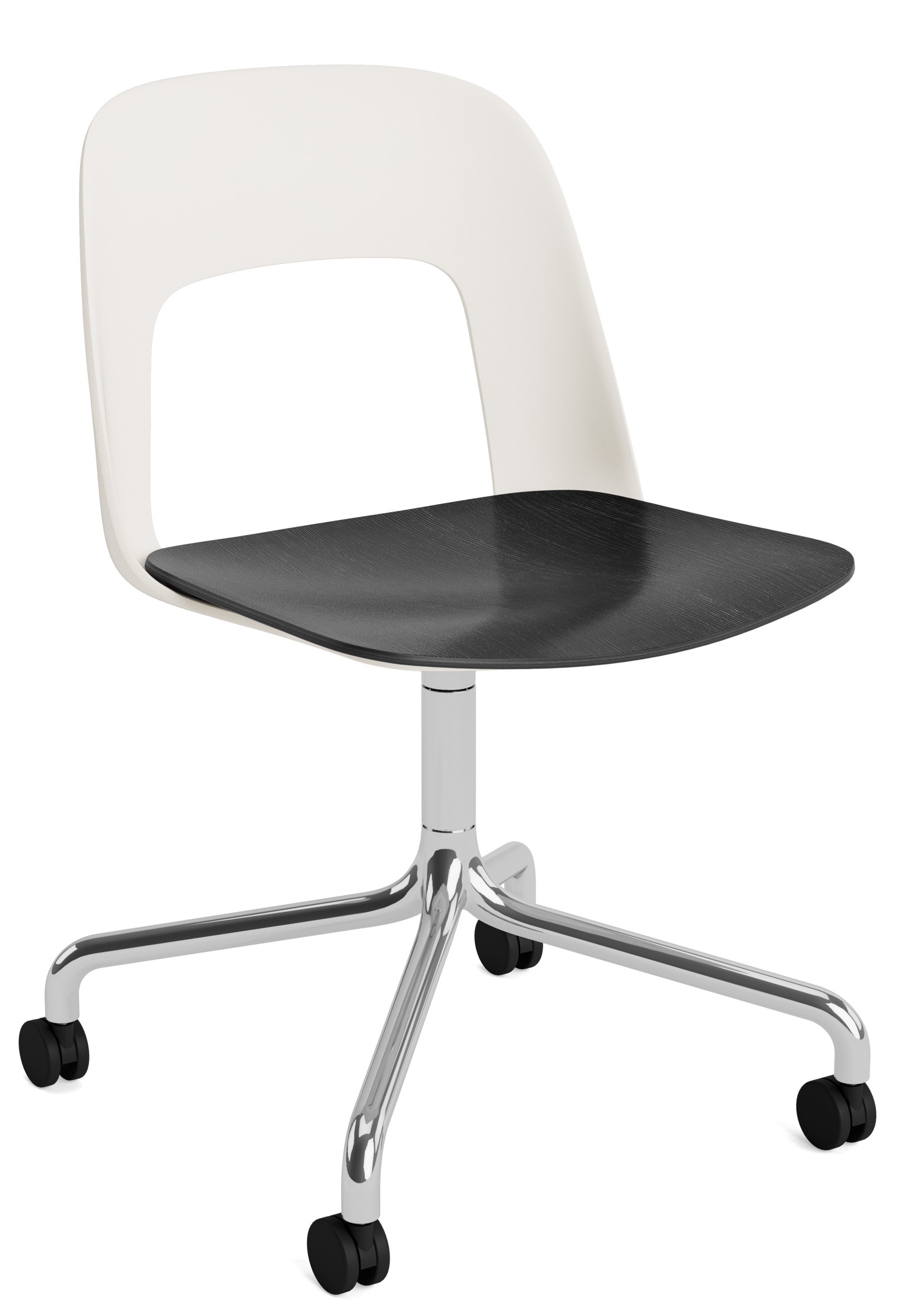 Layout Side Chair 162 draaistoel met vierpoot Hay