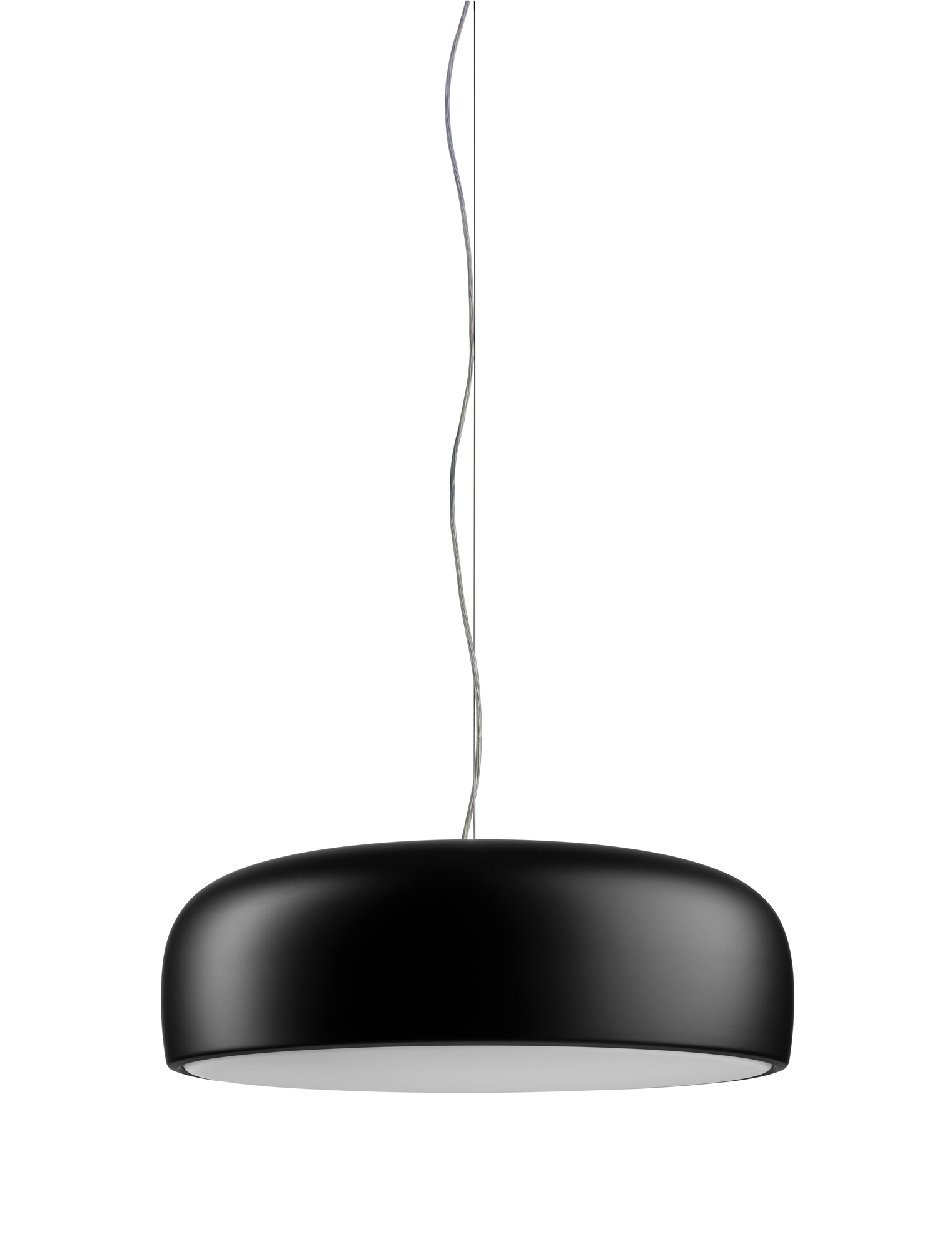 Smithfield Pendelleuchte von Flos, schwarz matt, moderne Hängelampe für Wohnzimmer und Esszimmer.