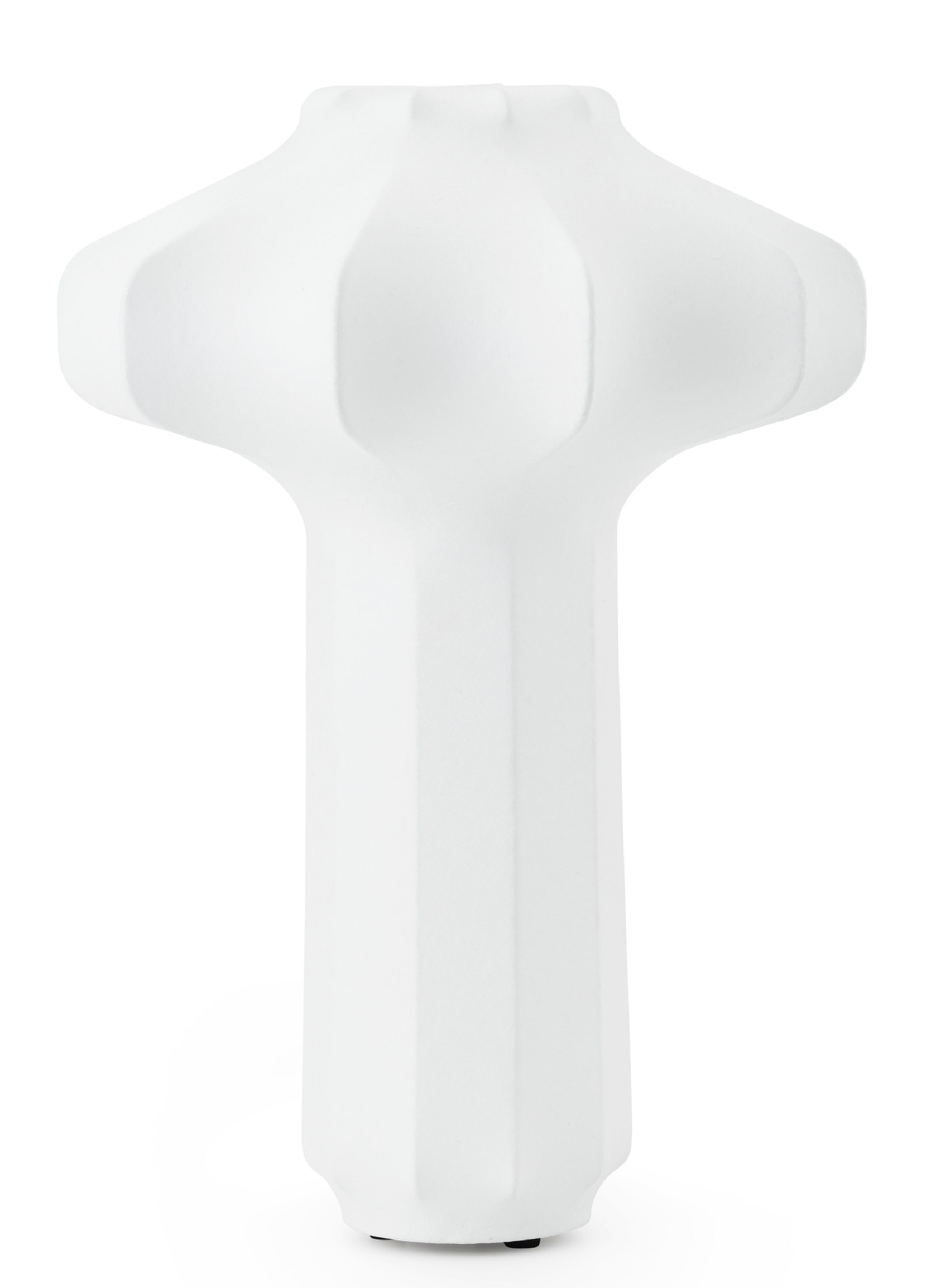 Weiße Phantom Table Lamp Tischleuchte von Normann Copenhagen im Studio, modernes Design für Wohnzimmer und Schlafzimmer.