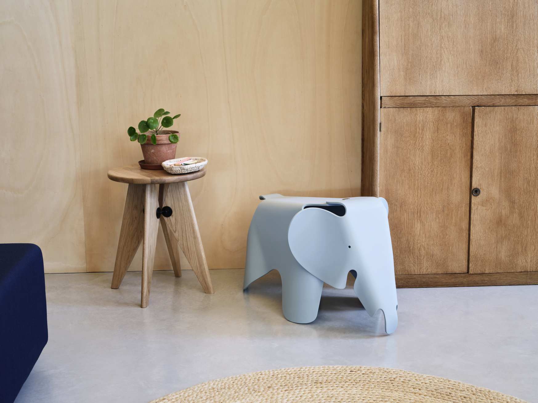 Eames Elephant-kruk RE Vitra