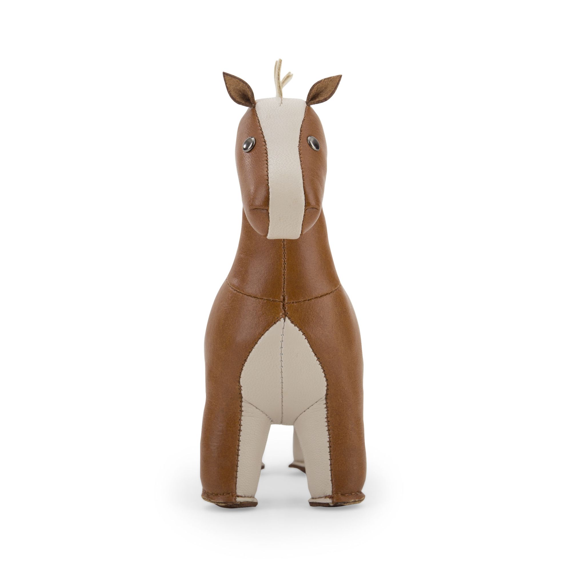 Briefbeschwerer Pferd in Braun und Beige, dekoratives Wohnaccessoire für Pferdeliebhaber, Zuny Design.
