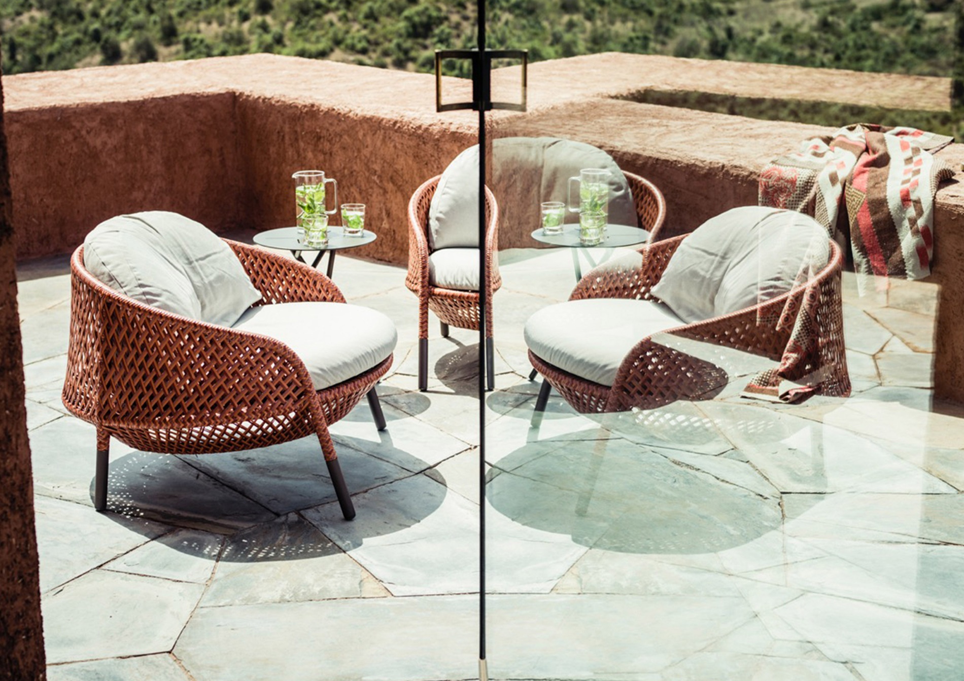 AHNDA Outdoor-fauteuil van Dedon