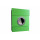 Groen gepoedercoat staal