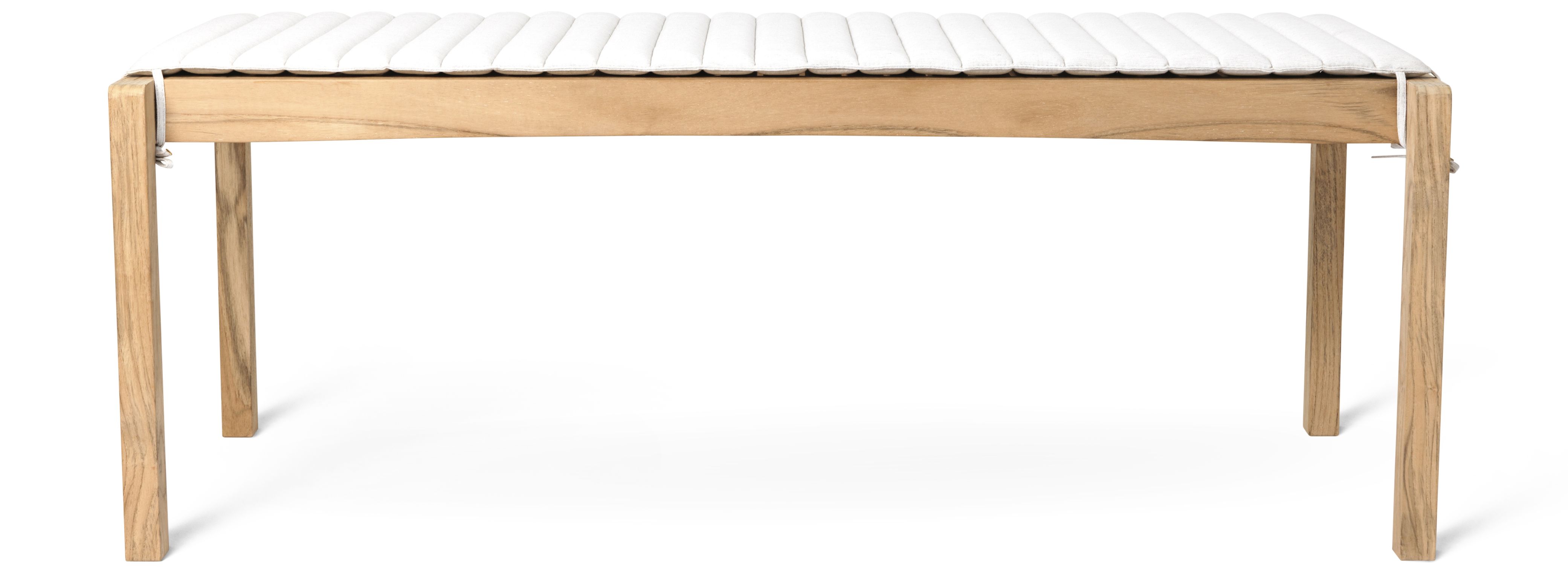 CU AH912 Kissen für AH912 Tisch/Bank Outdoor von Carl Hansen & Søn, weiße Polsterung.