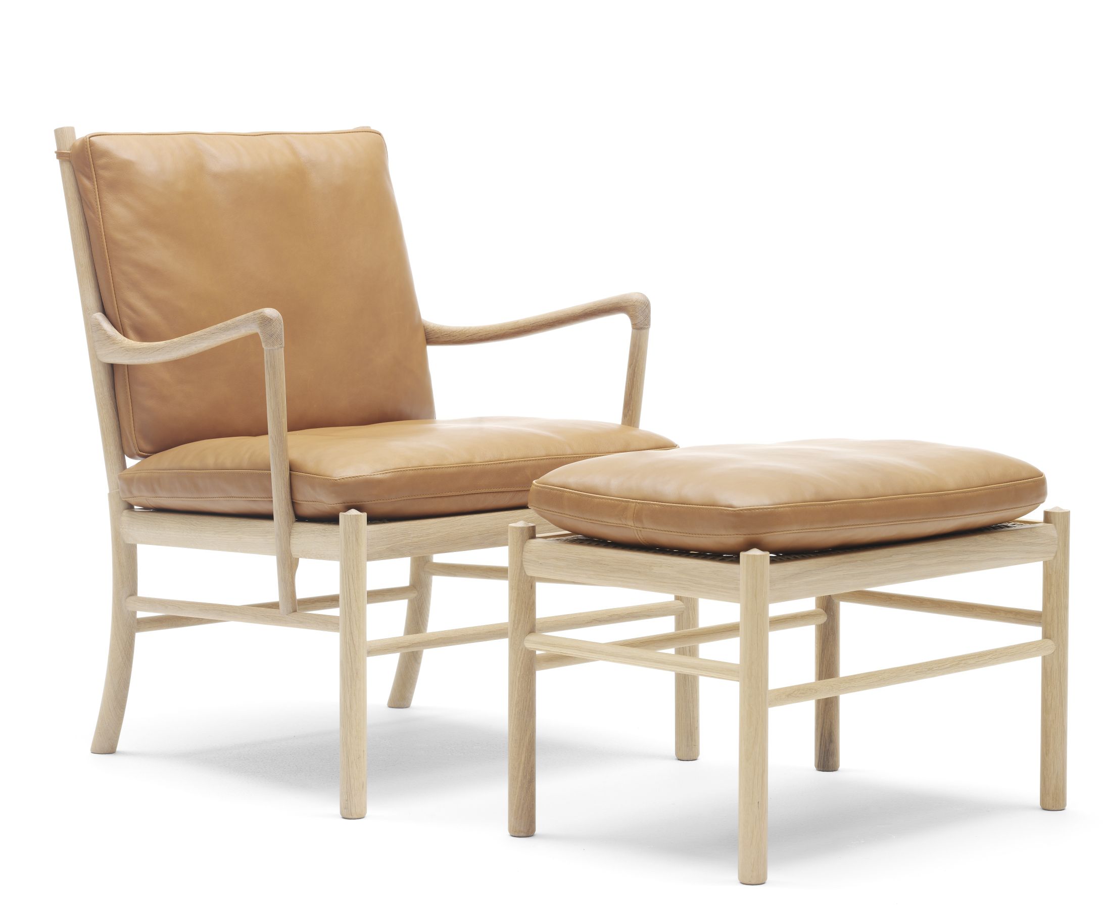 OW149F Koloniale voetenbank Carl Hansen & Søn