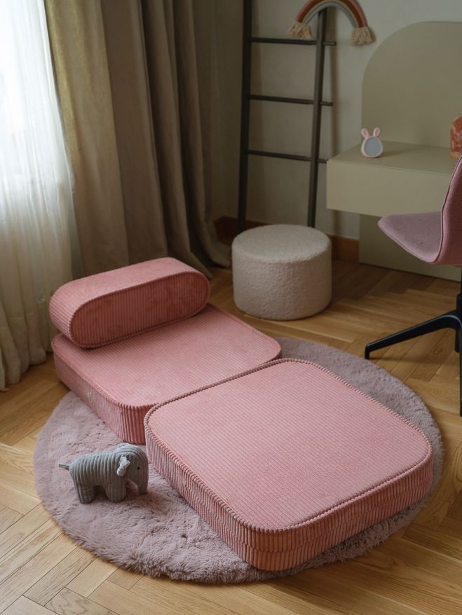 Wigiwama Pink Mousse kinderklapstoel
