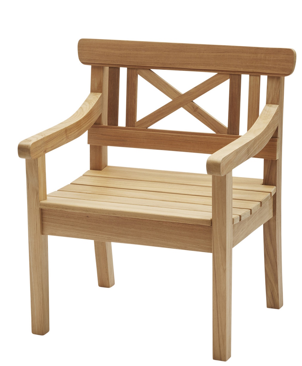 Drachmann Stuhl aus Teakholz für den Außenbereich von Skagerak by Fritz Hansen, Gartenmöbel.