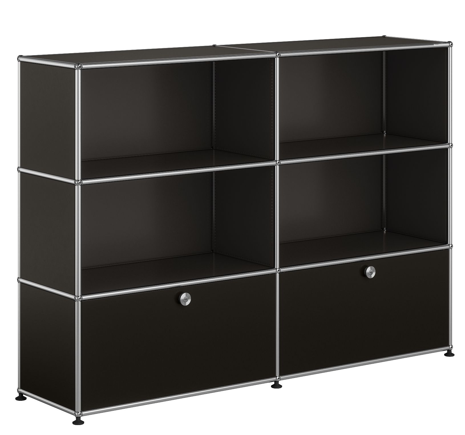 USM Haller dressoir M 65 4 open vakken / 2 kleppen