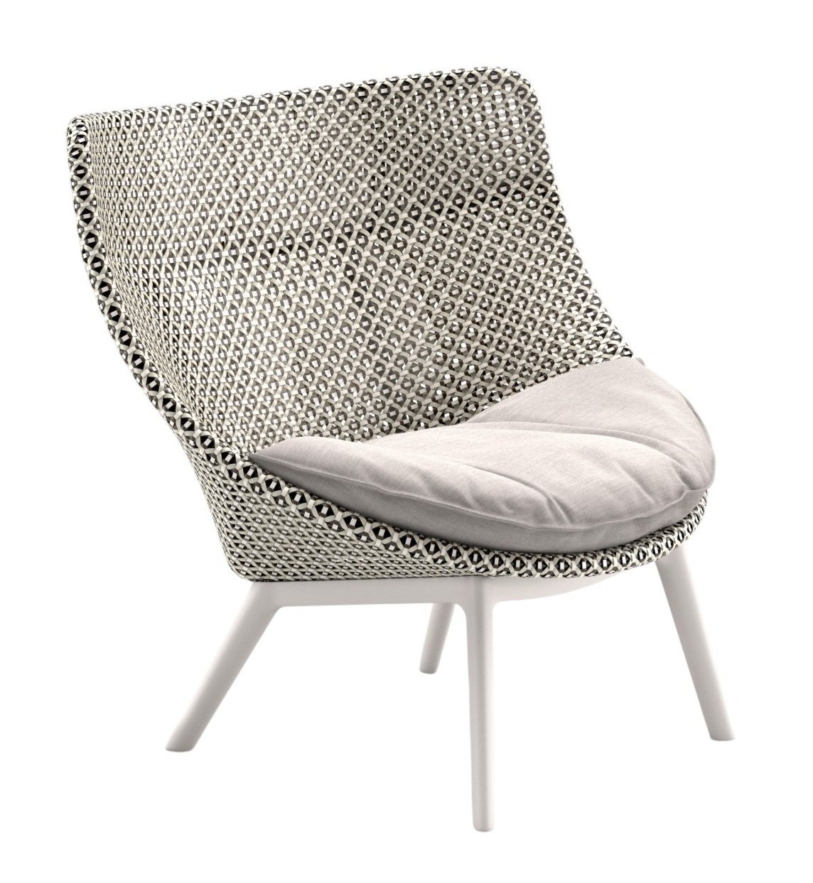 Mbrace aluminium Outdoor Wing Chair met hoge rugleuning van Dedon