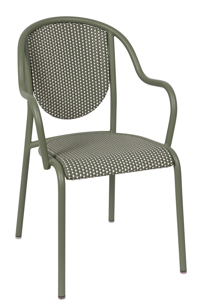Parisienne 21 Bridge fauteuil met armleuningen voor buiten van Fermob