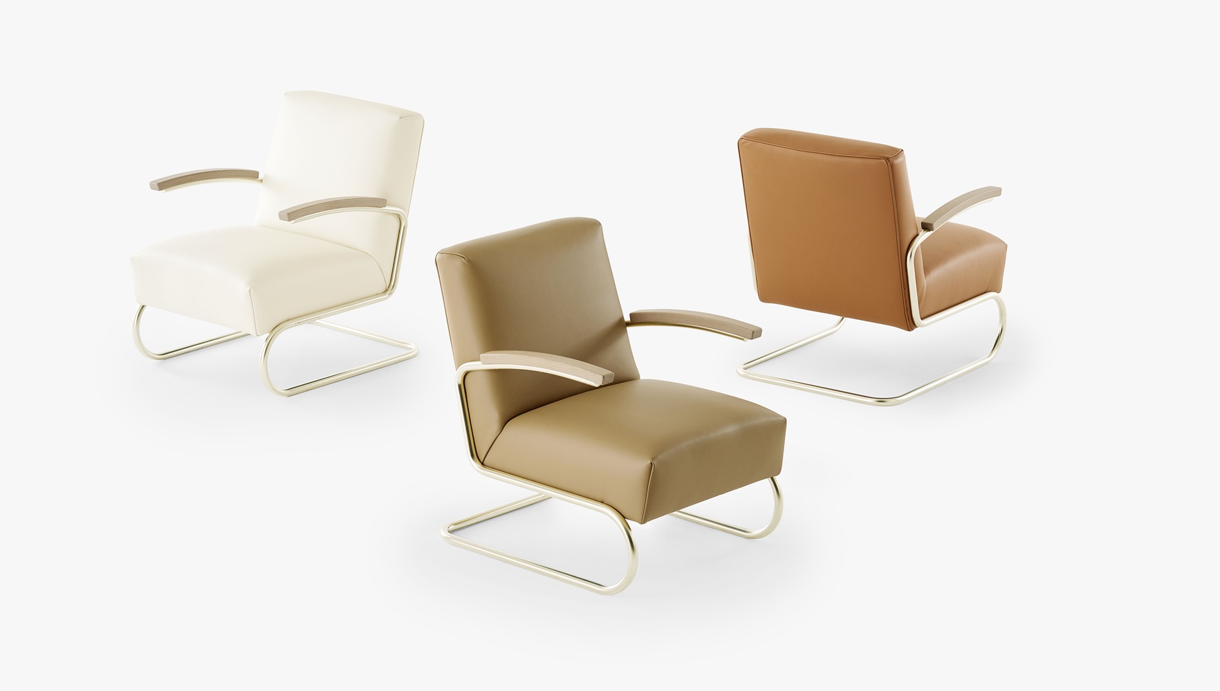JS. Thonet by Jil Sander S 411 / S411 Fauteuil Nordic Thonet