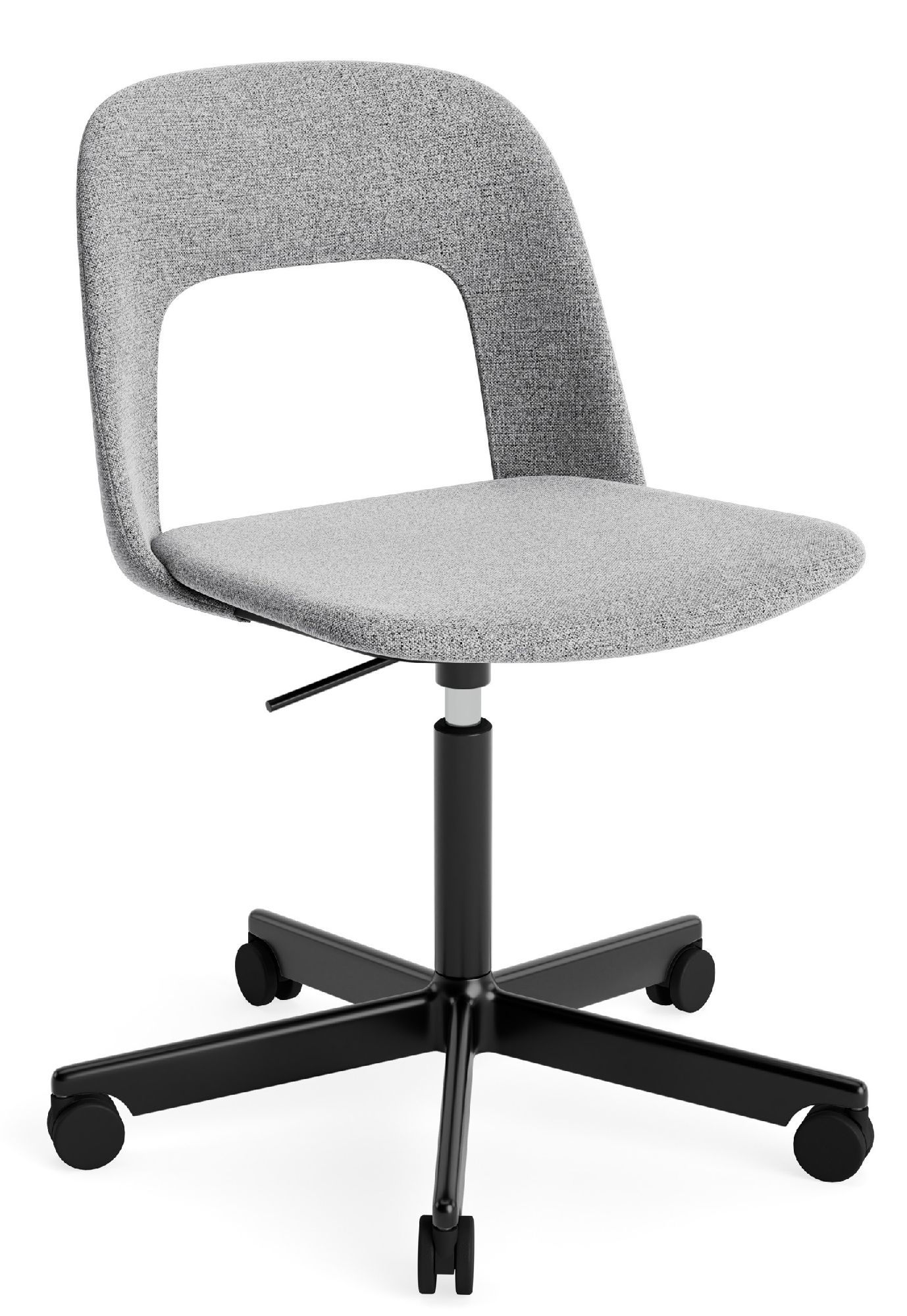 Layout Side Chair 144 stoel met vijfsterrenvoet van Hay