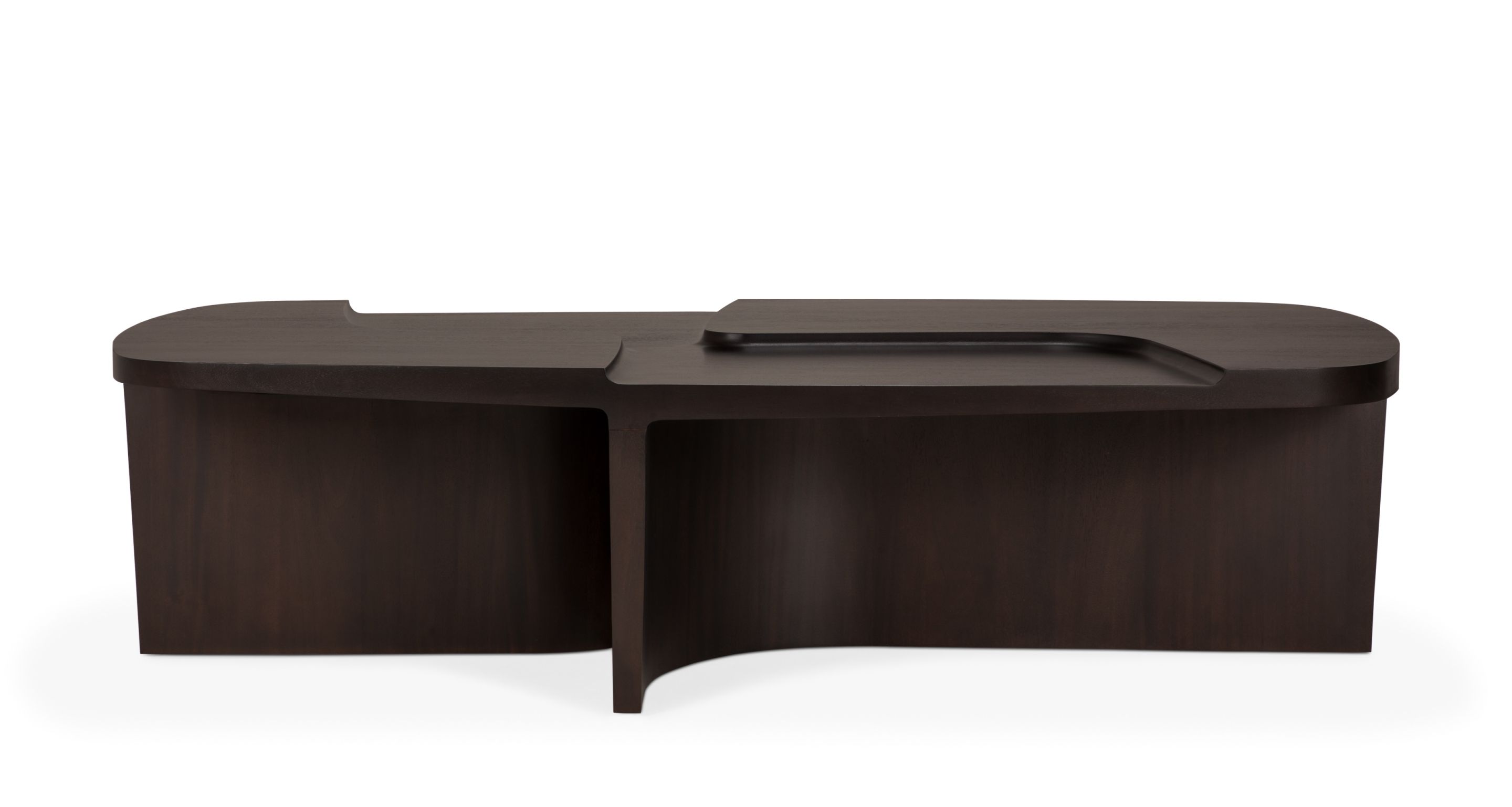 Brutalistische salontafel van Ethnicraft