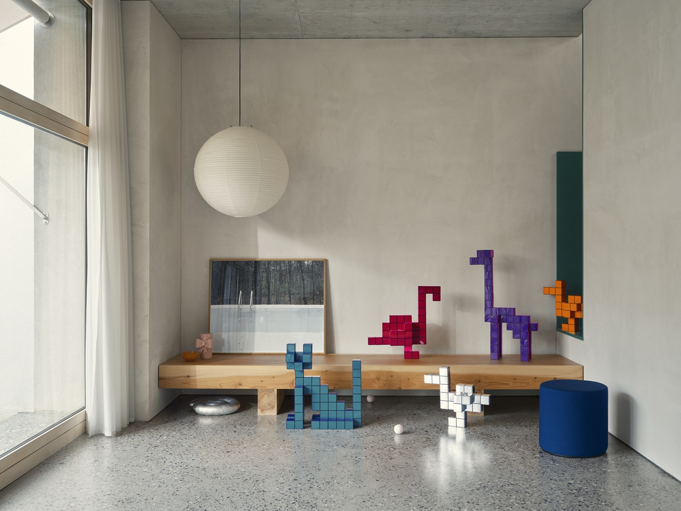 Panton Cubes Cat Duoton Sculptuur Vitra