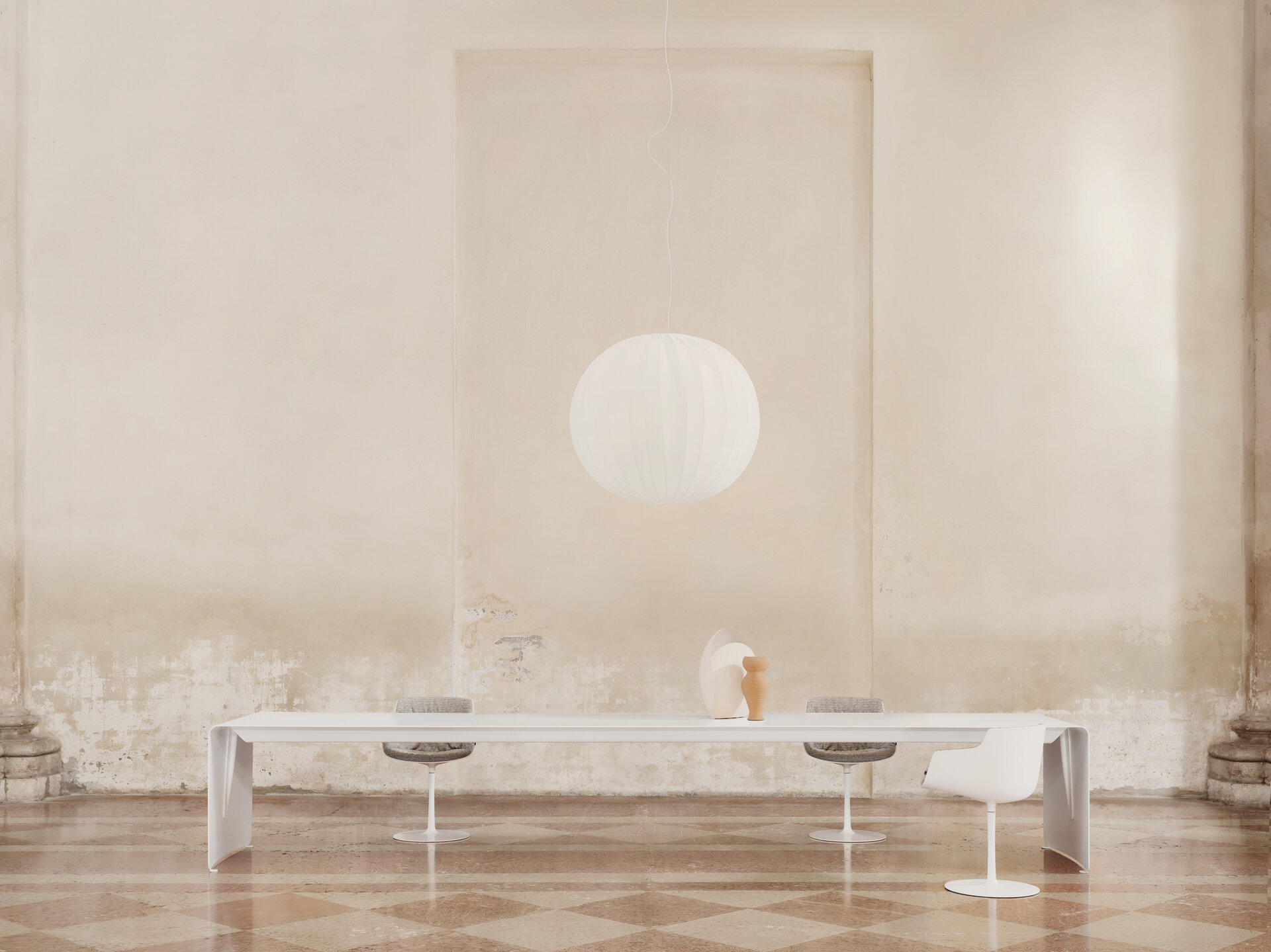 Flow Armchair, fauteuil met armleuningen van MDF Italia