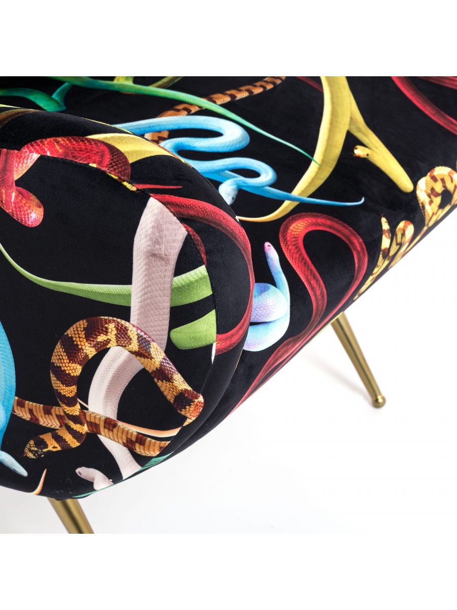 Toiletpapierfauteuil Snakes van Seletti
