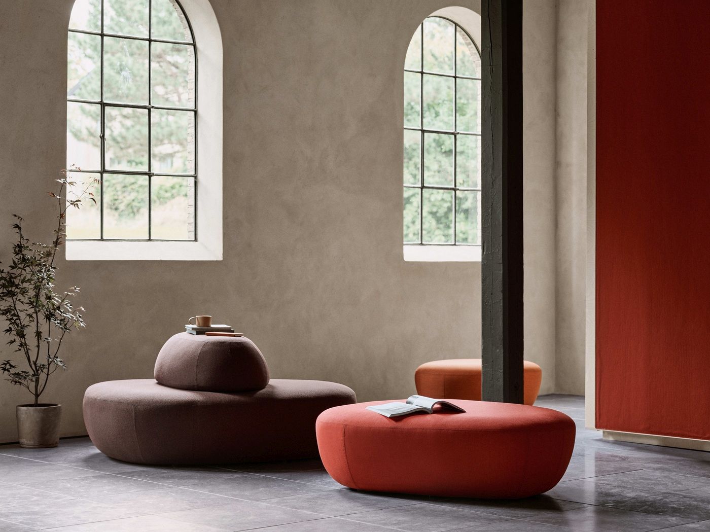 Sisters Pouf-kruk Softline