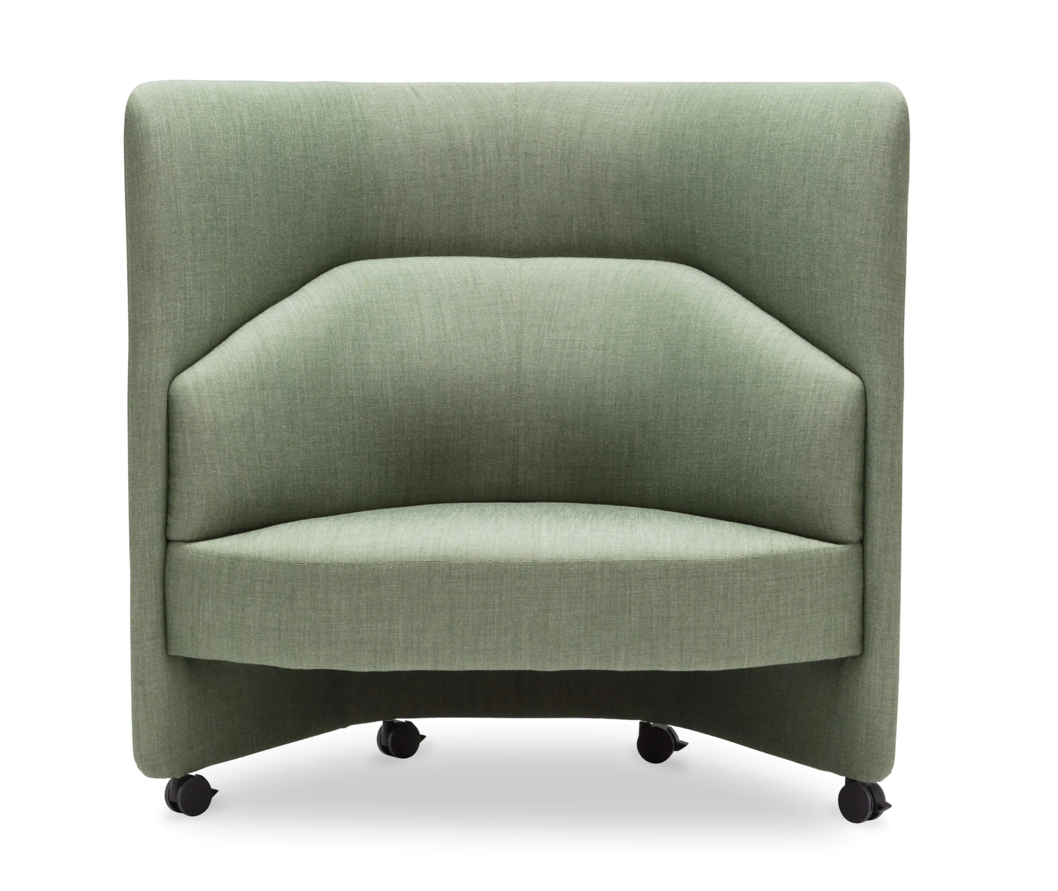 In OUT Office BU2250 / BU2251 loungestoel met paneel van Andreu World