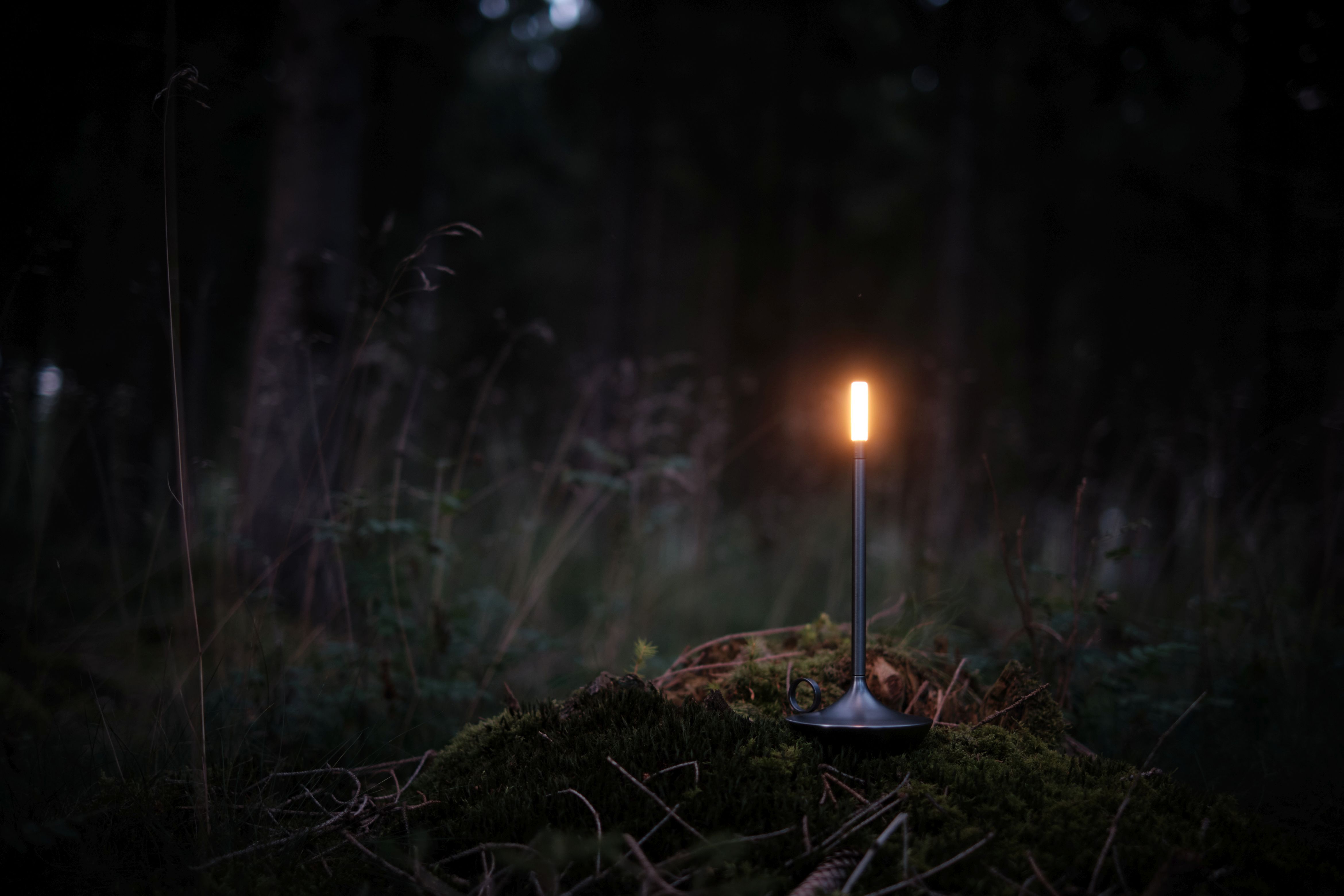 Wick draagbare acculamp / tafellamp met USB, Graypants-kleur
